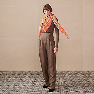 ◆HERMES◆ All'Orto Botanico di Palermo shawl 140 スカーフ all-orto-botanico-di-palermo-